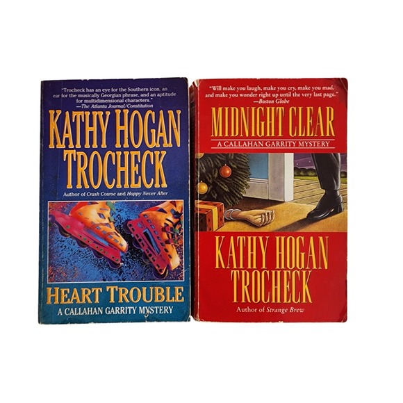Other - Kathy Hogan Trocheck Lot Heart Trouble & Midnight Clear‎ Mystery Books